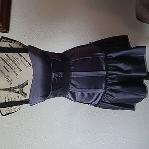 Purple and Black Mini Dress Size 06